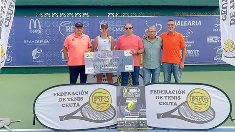 Punto y final a una semana de tenis internacional en Ceuta