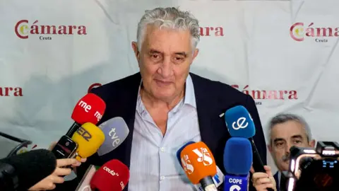 Fernando Romay, este martes, en las jornadas Talento 45+ / Rafa B&aacute;ez