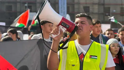 Concentraci&oacute;n de los estudiantes en favor de Palestina y del pueblo de Gaza (3)