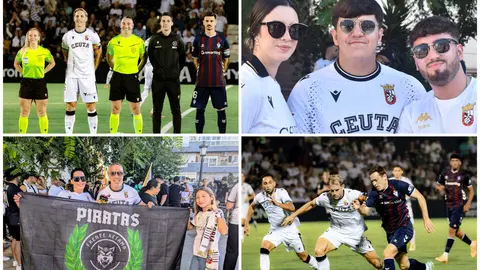 Encuentro entre la AD Ceuta FC y el Eibar