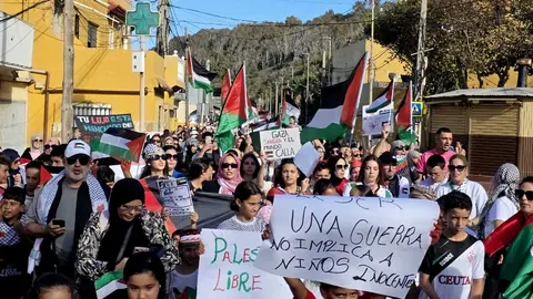 Manifestaci&oacute;n en Benz&uacute; contra el genocidio en Gaza / Laura Ortiz
