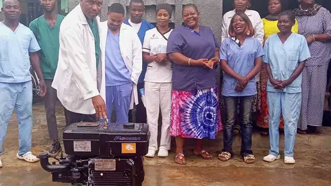 El Colegio de M&eacute;dicos de Ceuta financia un electro generador en un hospital de la selva del Congo