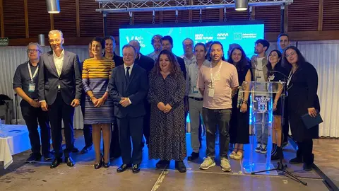  Mentores y autoridades en el aniversario de Ceuta Open Future./ Pandavenes 