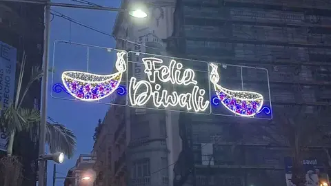 Acto del encendido del Diwali 2025 / C&eacute;sar Mart&iacute;n