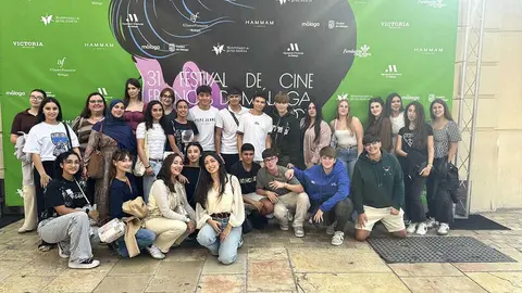Visita cultural de los alumnos de Franc&eacute;s del Siete Colinas a M&aacute;laga
