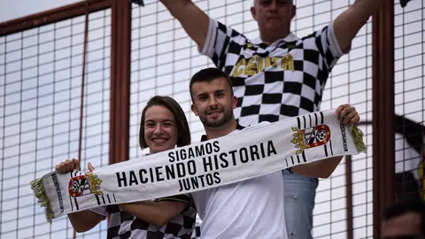 Afici&oacute;n de la AD Ceuta FC en el Carlos Belmonte. Foto: Zaki