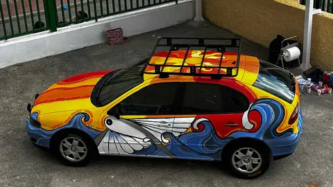 Veh&iacute;culo decorado para el Chatarra's Raid / Mohamed Ettouileb