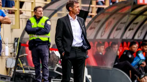 Cuco Ziganda, entrenador de la Cultural Leonesa
