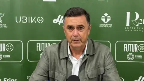 Jos&eacute; Miguel Campos, t&eacute;cnico de la Uni&oacute;n Atl&eacute;tico.