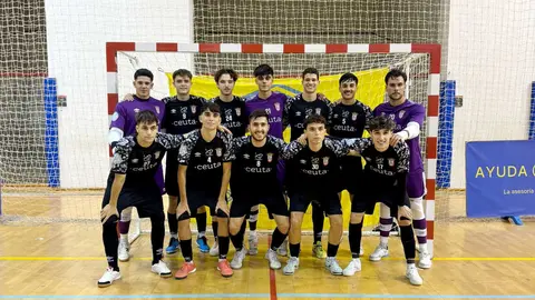 Formaci&oacute;n de la UA Ceut&iacute; en C&aacute;diz en Copa del Rey