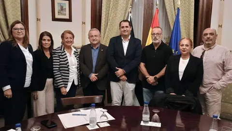 Humberto Mu&ntilde;oz, mantuvo un encuentro con representantes del Gobierno de Ceuta