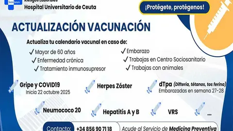 Actualizaci&oacute;n de vacunaci&oacute;n INGESA