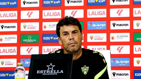 Rubi, entrenador de la UD Almer&iacute;a. Foto: UD Almer&iacute;a
