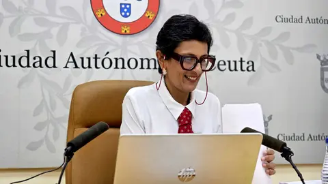 La consejera de Hacienda durante la rueda de prensa de presentaci&oacute;n del Presupuesto General de la Ciudad para 2026 / Laura Ortiz