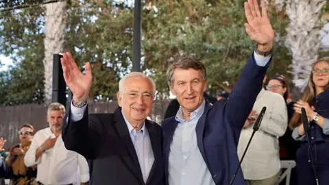 Alberto Nu&ntilde;ez Feij&oacute;o y Juan Jos&eacute;  Imbroda en Melilla