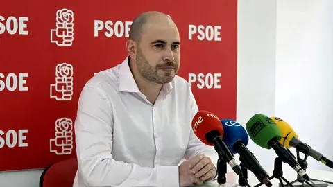 Miguel &Aacute;ngel P&eacute;rez Triano durante una comparecencia  / Laura Ortiz