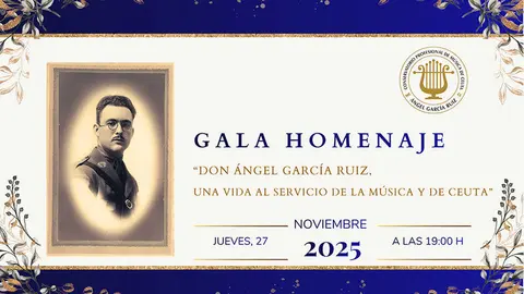 Cartel del homenaje a &Aacute;ngel Garc&iacute;a Ruiz