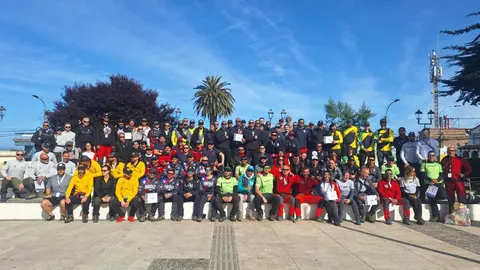Bomberos de Ceuta en el GrimpDay South America / Cedida