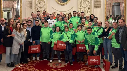 Recepci&oacute;n al equipo de la AD Ceuta que participar&aacute; esta temporada en LaLiga Genuine / Alma Palomino