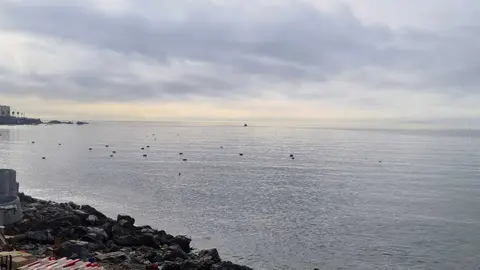 Flotadores en el litoral ceut&iacute;