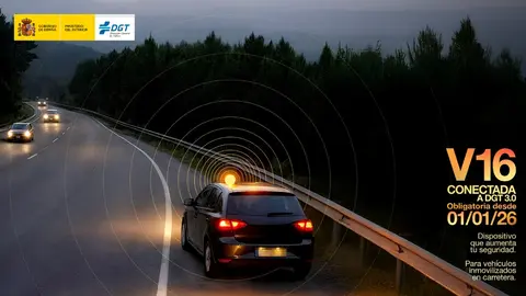 Baliza luminosa V‑16 conectada a DGT 3.0, obligatoria a partir del 1 de enero de 2026 / DGT