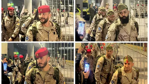 Llegada de los soldados de la COMGECEU a Sevilla tras la misi&oacute;n Irak (5)
