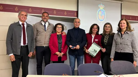 El senador del Partido Popular por Ceuta, Abdelhakim Abdeselam en la Comisi&oacute;n de Sanidad del Senado