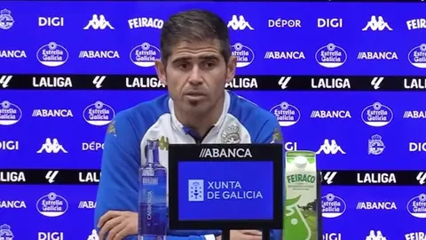 Antonio Hidalgo en la rueda de prensa previa al D&eacute;por - AD Ceuta FC.