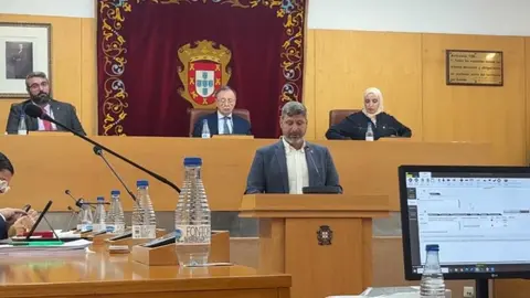 Mohamed Mustafa durante el Pleno del Presupuesto General de la Ciudad /  Alma Palomino