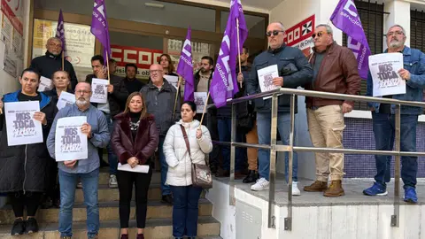 CCOO realiza un acto reivindicativo con motivo del 25N / Alma Palomino