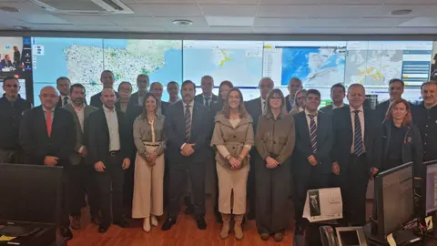 Alfonso Conejo en la reuni&oacute;n convocada por la Direcci&oacute;n General de Protecci&oacute;n Civil y Emergencias