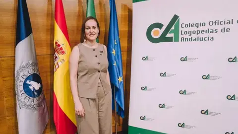La delegafa del Colegio de Logopedas de Andaluc&iacute;a en Ceuta