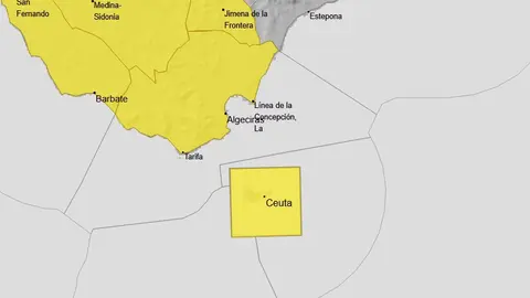 Ceuta permanecer&aacute; en alerta amarilla hasta las ocho de esta tarde / AEMET
