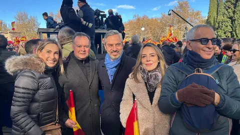 Los parlamentarios ceut&iacute;es en Congreso y Senado, junto a Juan Bravo y Pilar Orozco / PP