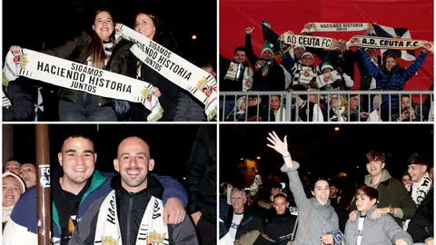 La afici&oacute;n de la AD Ceuta FC, protagonista en Granada  (1)