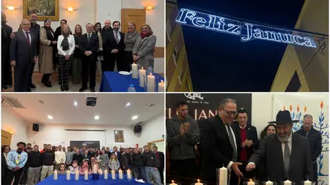 El encendido del alumbrado de J&aacute;nuca, en im&aacute;genes