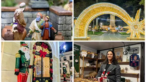 Belenes, luces, mercadillo e ilusi&oacute;n_ estas los las im&aacute;genes de la Navidad de Ceuta