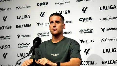 Juanto Ortu&ntilde;o, jugador de la AD Ceuta FC