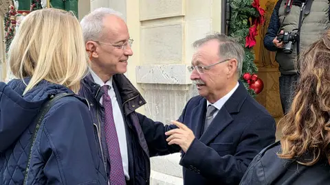 El presidente de la Ciudad junto al secretario de Estado de Hacienda _ Laura Ortiz