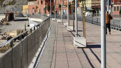 Transporte da por concluida la obra en la N-352 a la altura de la Almadraba
