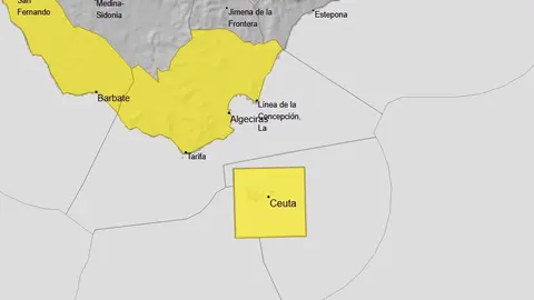 Aemet actualiza la previsi&oacute;n y decreta alerta amarilla desde este mediod&iacute;a / AEMET