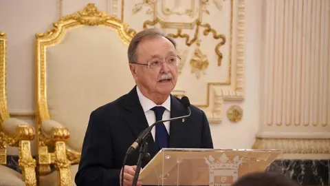 Juan Vivas durante su comparecencia de balance del a&ntilde;o 2025 / Archivo