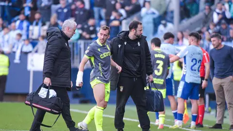 Encuentro entre el M&aacute;laga CF y la AD Ceuta FC en La Rosaleda. Foto: AD Ceuta FC / Zaki