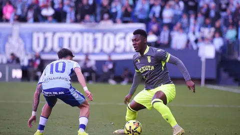 Encuentro entre el M&aacute;laga CF y la AD Ceuta FC en La Rosaleda. Foto: AD Ceuta FC / Zaki