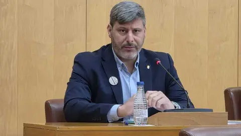 Mohamed Mustafa durante una sesi&oacute;n plenaria / Laura Ortiz
