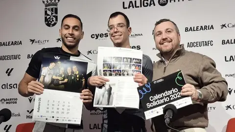 La Fundaci&oacute;n AD Ceuta FC presenta su calendario solidario 'Genuine 2026'
