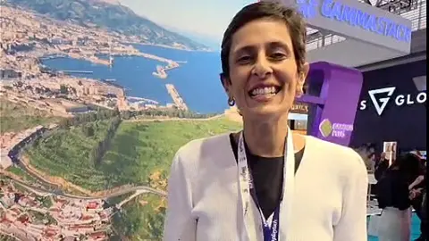 La vicepresidenta segunda y consejera de Hacienda, Kissy Chandiramani, en el ICE 2026 de Barcelona