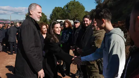 Los Reyes durante su visita a Adamuz / Casa Real