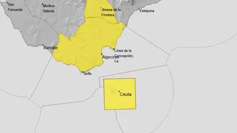 La alerta amarilla se activar&aacute; desde las seis de la tarde / AEMET