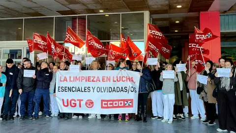 Movilizaciones del sector de la limpieza de edificios y locales _ CCOO